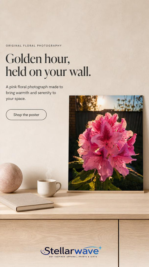 Blush in Blossom - Original Pink Floral Photography Poster