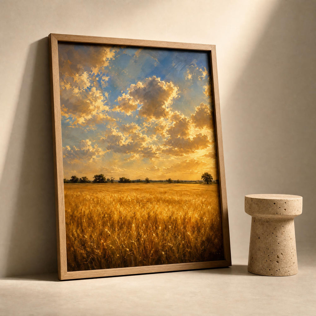 Poster - Golden Harvest Skies