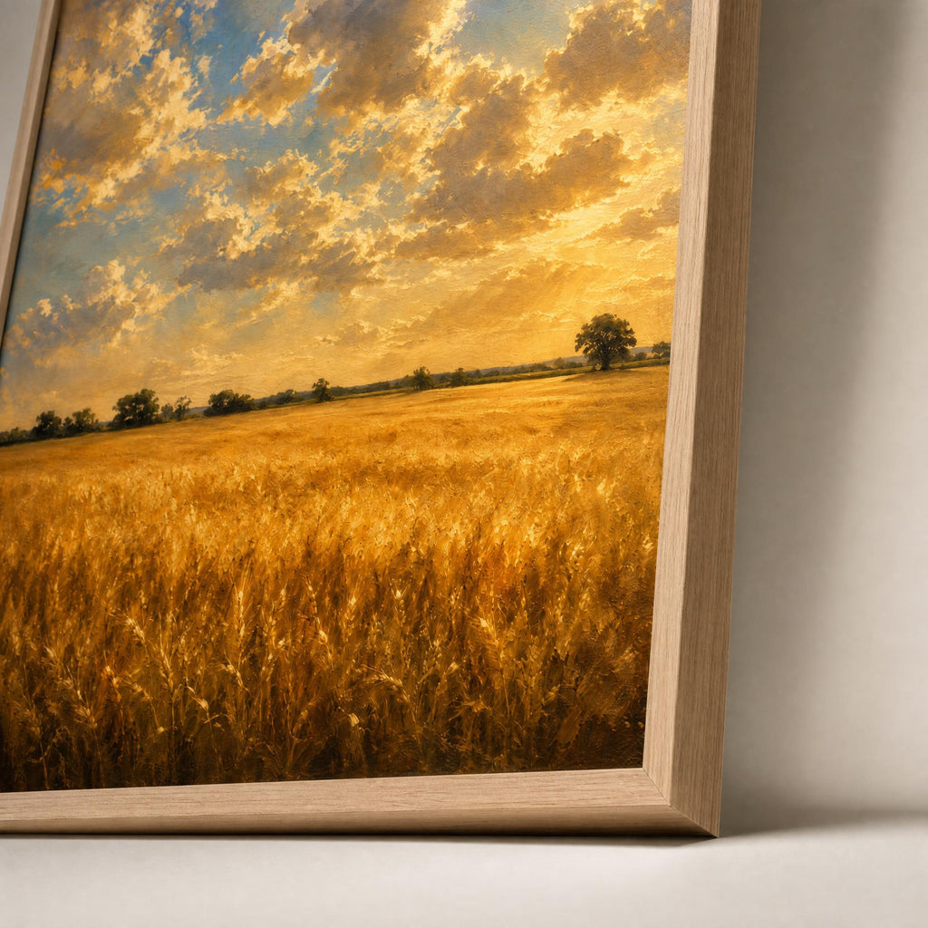 Poster - Golden Harvest Skies