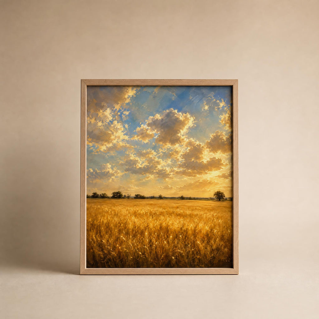 Poster - Golden Harvest Skies